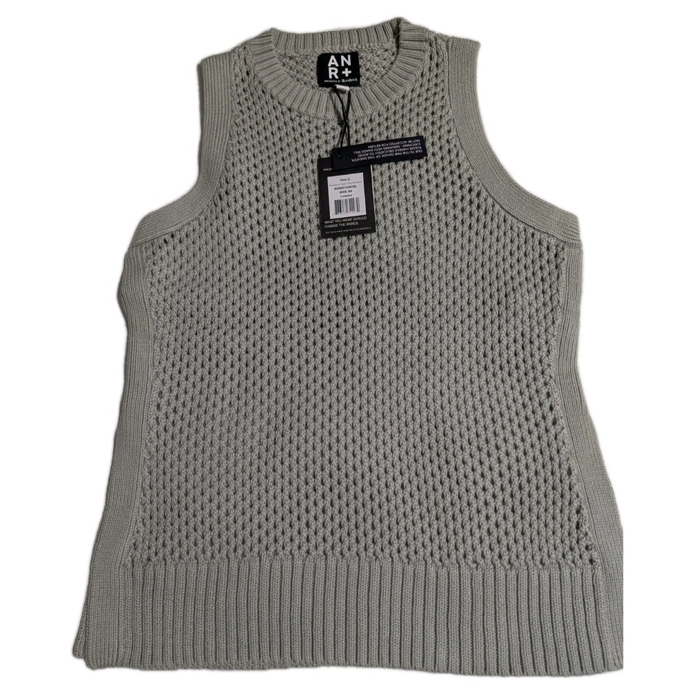Alp N Rock Vivi II Women's Knit Tank Top Sweater Celadon Green XS NWT